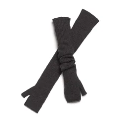 Women Barrie Long cashmere fingerless gloves