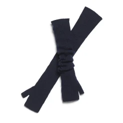 Women Barrie Long cashmere fingerless gloves