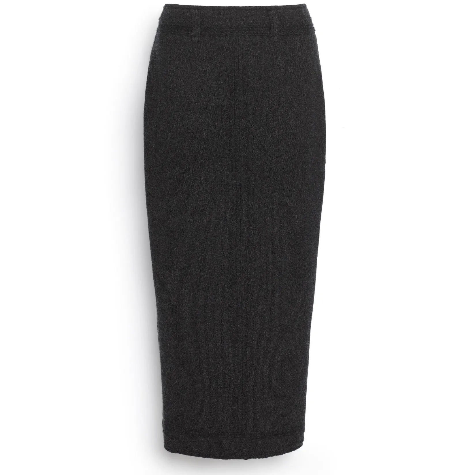 Women Barrie Long Denim skirt in cashmere and cotton