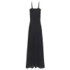 Women Barrie Long dress with straps in cashmere lace