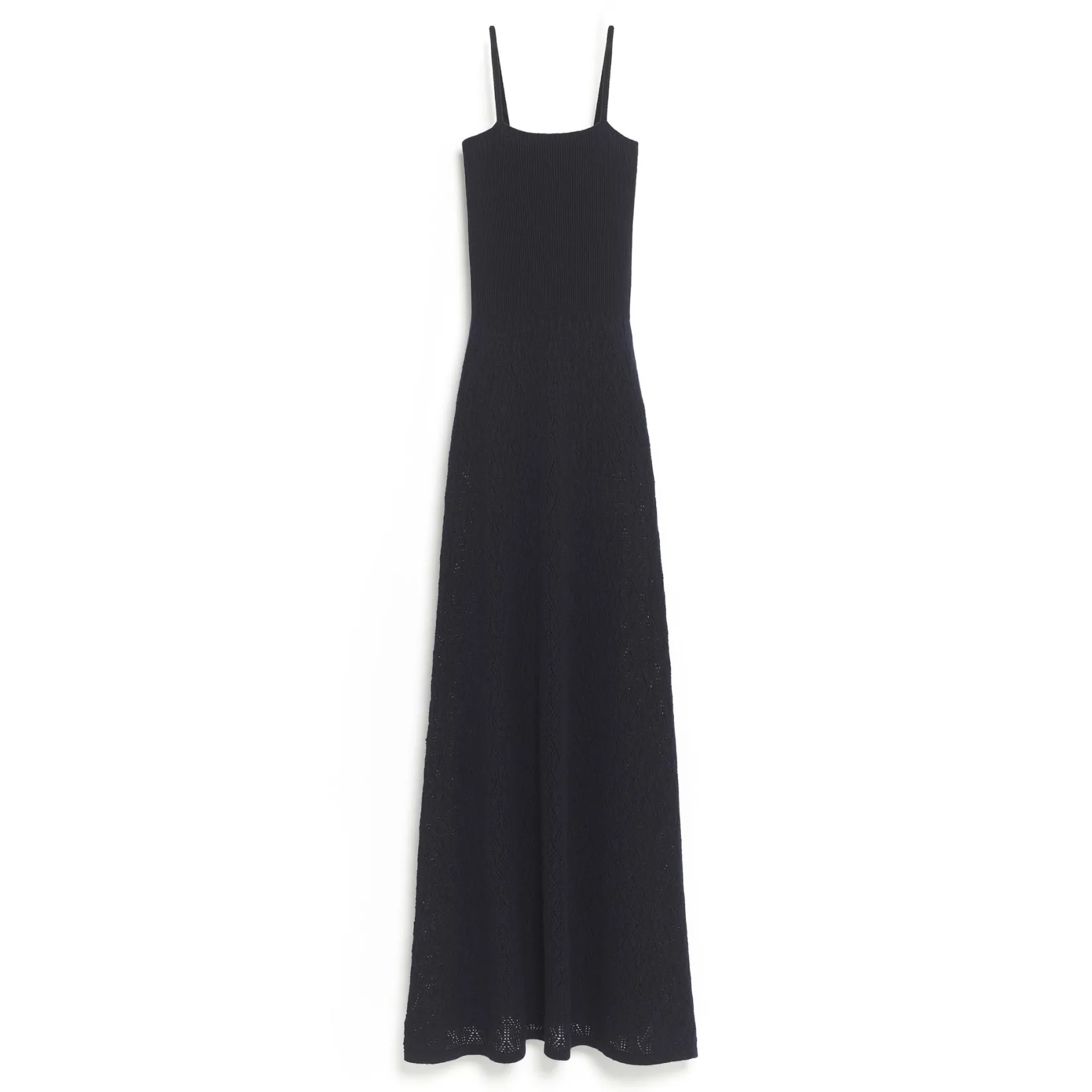 Women Barrie Long dress with straps in cashmere lace