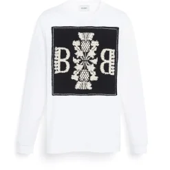 Barrie Long-sleeved T-shirt with cashmere B logo patch