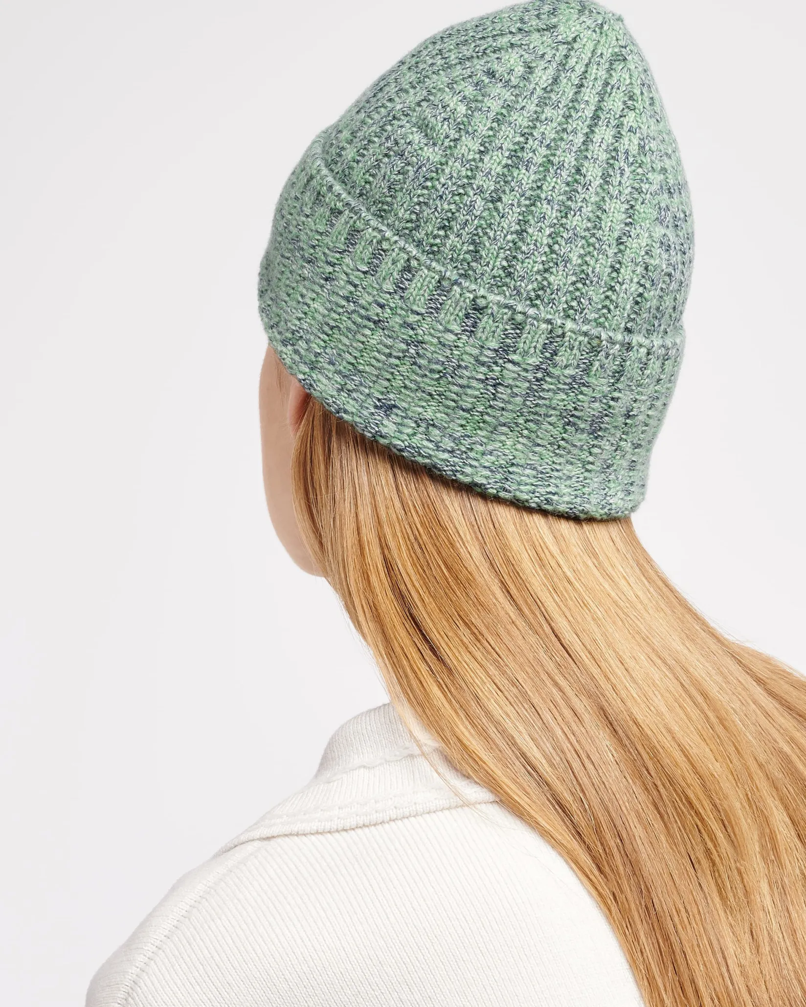 Women Barrie Mottled cashmere beanie