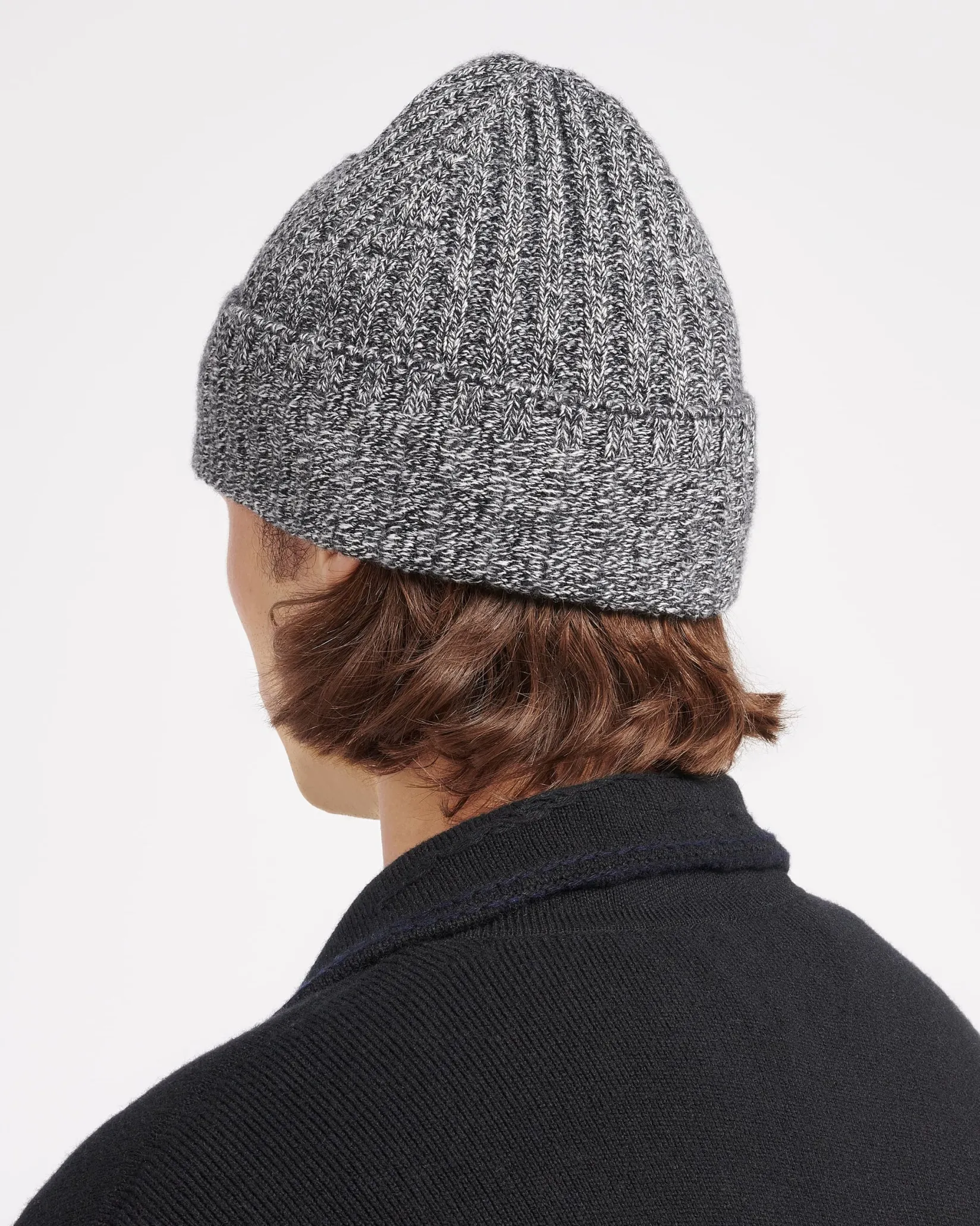 Women Barrie Mottled cashmere beanie