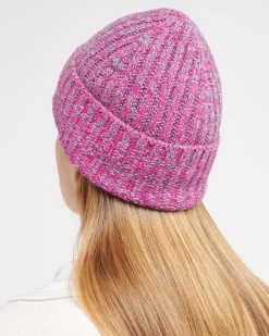 Women Barrie Mottled cashmere beanie
