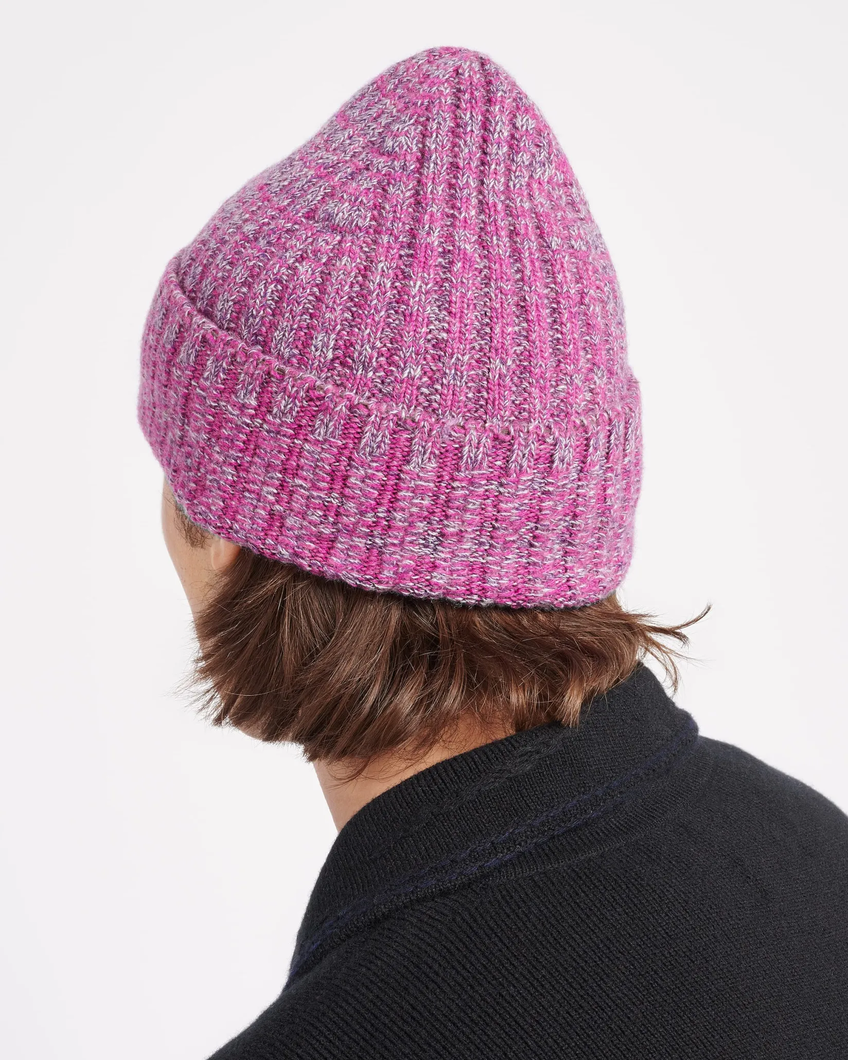 Women Barrie Mottled cashmere beanie