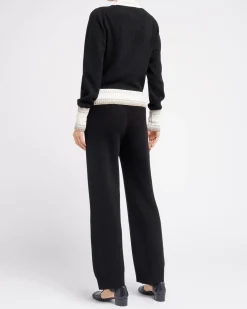 Women Barrie Mottled cashmere zip-up cardigan