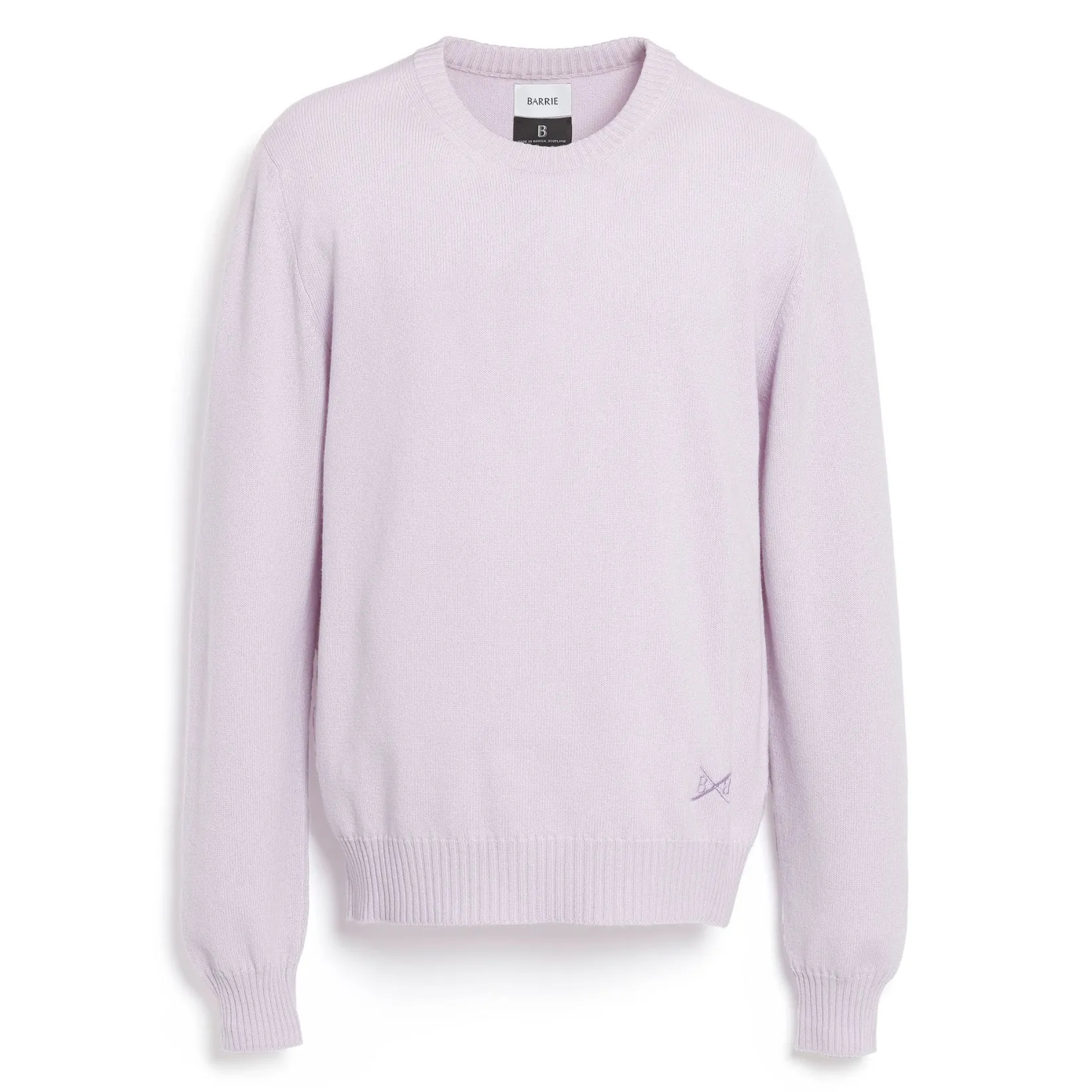 Barrie Round neck cashmere B Label jumper