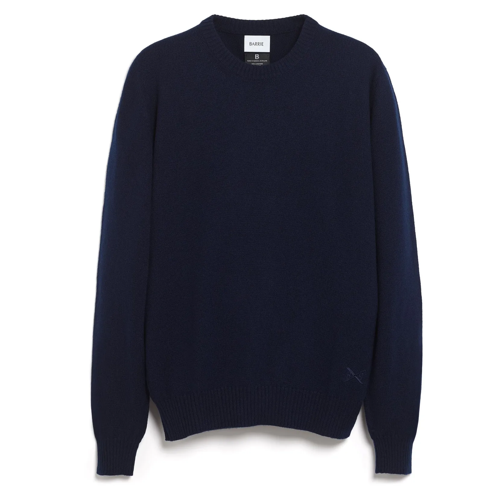 Barrie Round neck cashmere B Label pullover
