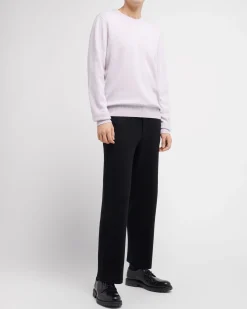 Barrie Round neck cashmere B Label jumper