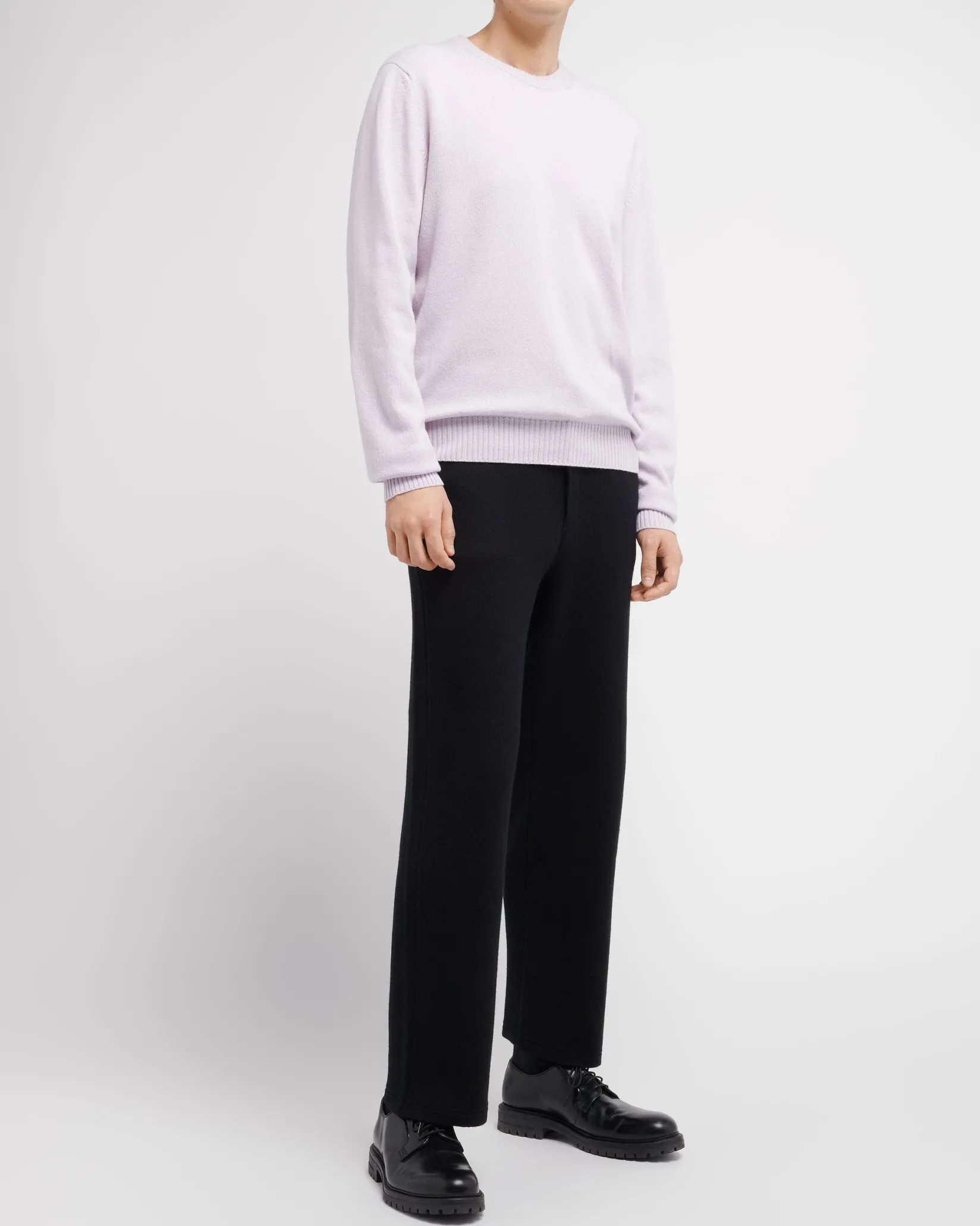 Barrie Round neck cashmere B Label jumper