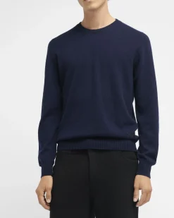 Barrie Round neck cashmere B Label pullover