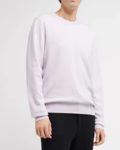 Barrie Round neck cashmere B Label jumper