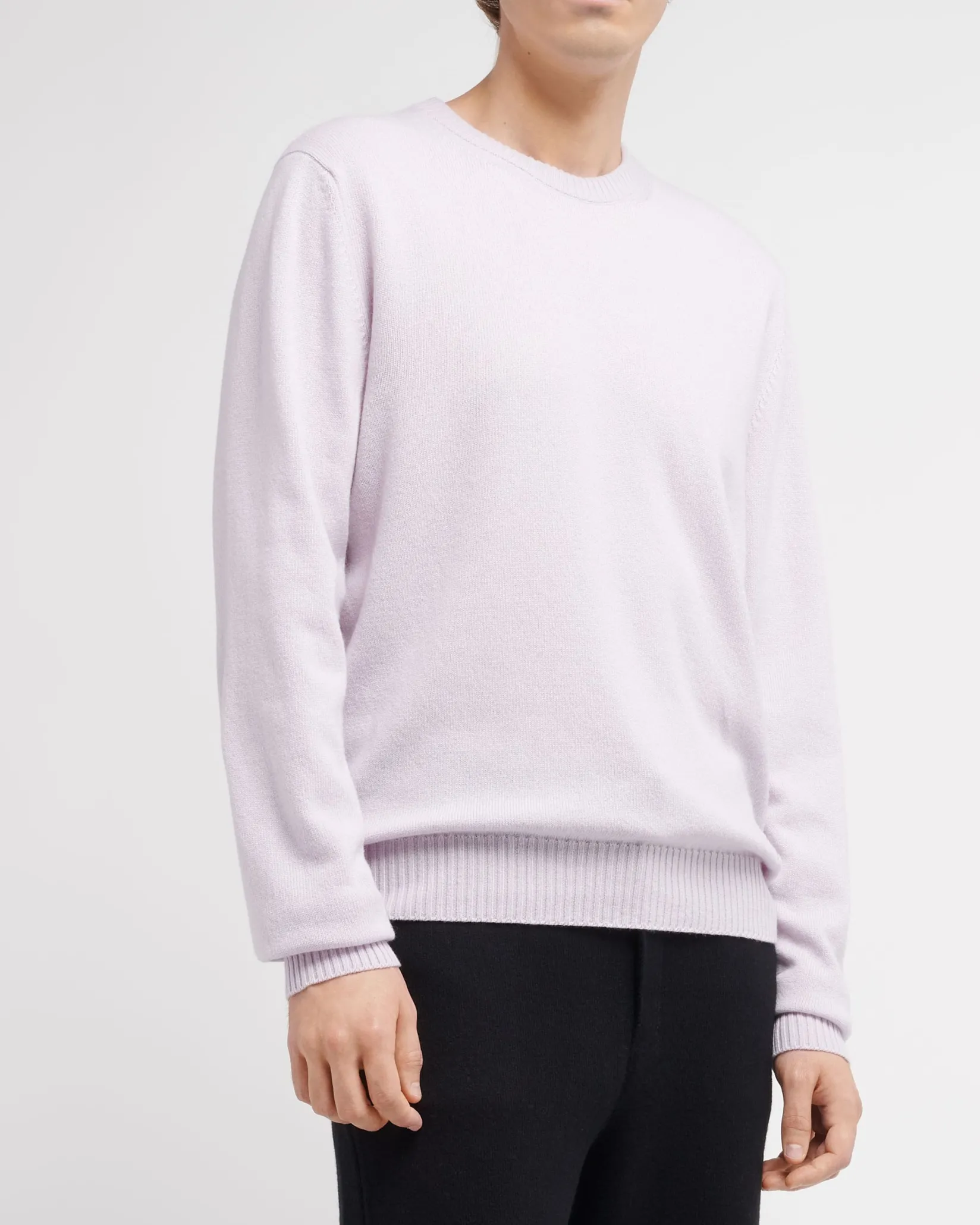 Barrie Round neck cashmere B Label jumper
