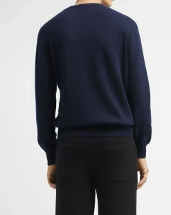 Barrie Round neck cashmere B Label pullover