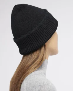 Women Barrie Shearling-effect cashmere beanie