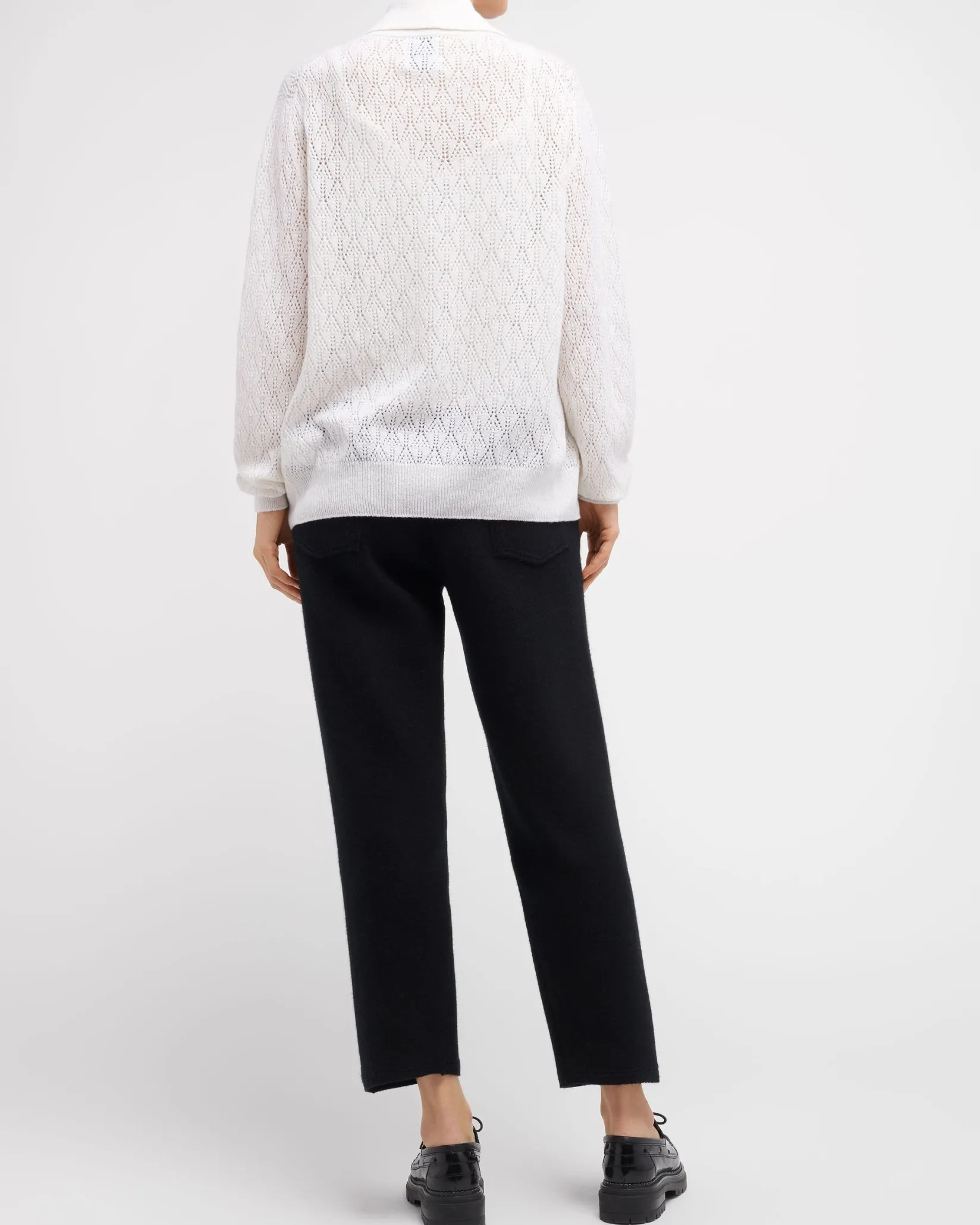 Women Barrie Shirt in cashmere lace