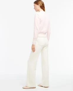 Women Barrie Sleeveless cashmere cardigan