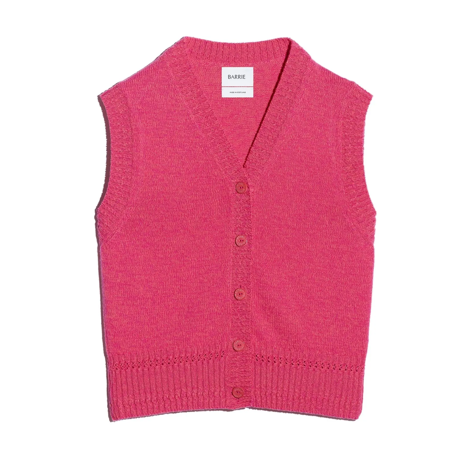 Women Barrie Sleeveless cashmere vest