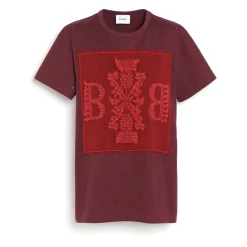 Women Barrie Sparkling T-Shirt with logo cashmere patch