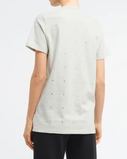 Women Barrie Sparkling T-Shirt with logo cashmere patch