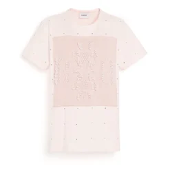 Women Barrie Sparkling T-Shirt with cashmere B logo patch