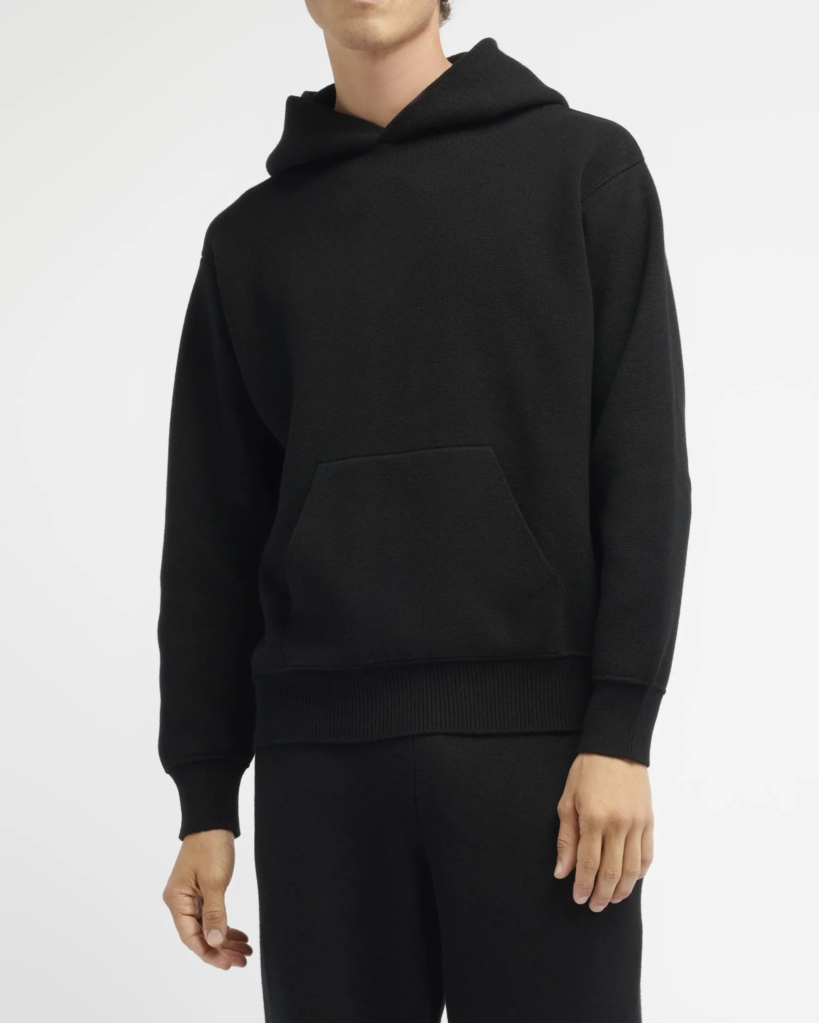 Barrie Sportswear cashmere and cotton hoodie