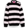 Women Barrie Striped cashmere jumper