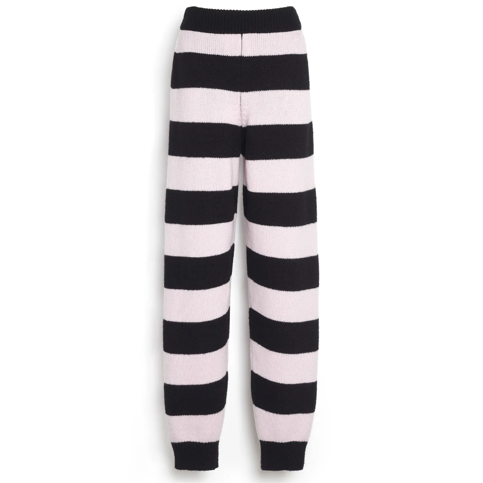 Women Barrie Striped cashmere trousers