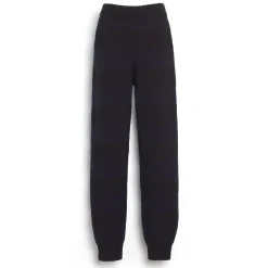 Women Barrie Striped cashmere trousers