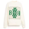 Women Barrie Sweatshirt with logo cashmere patch