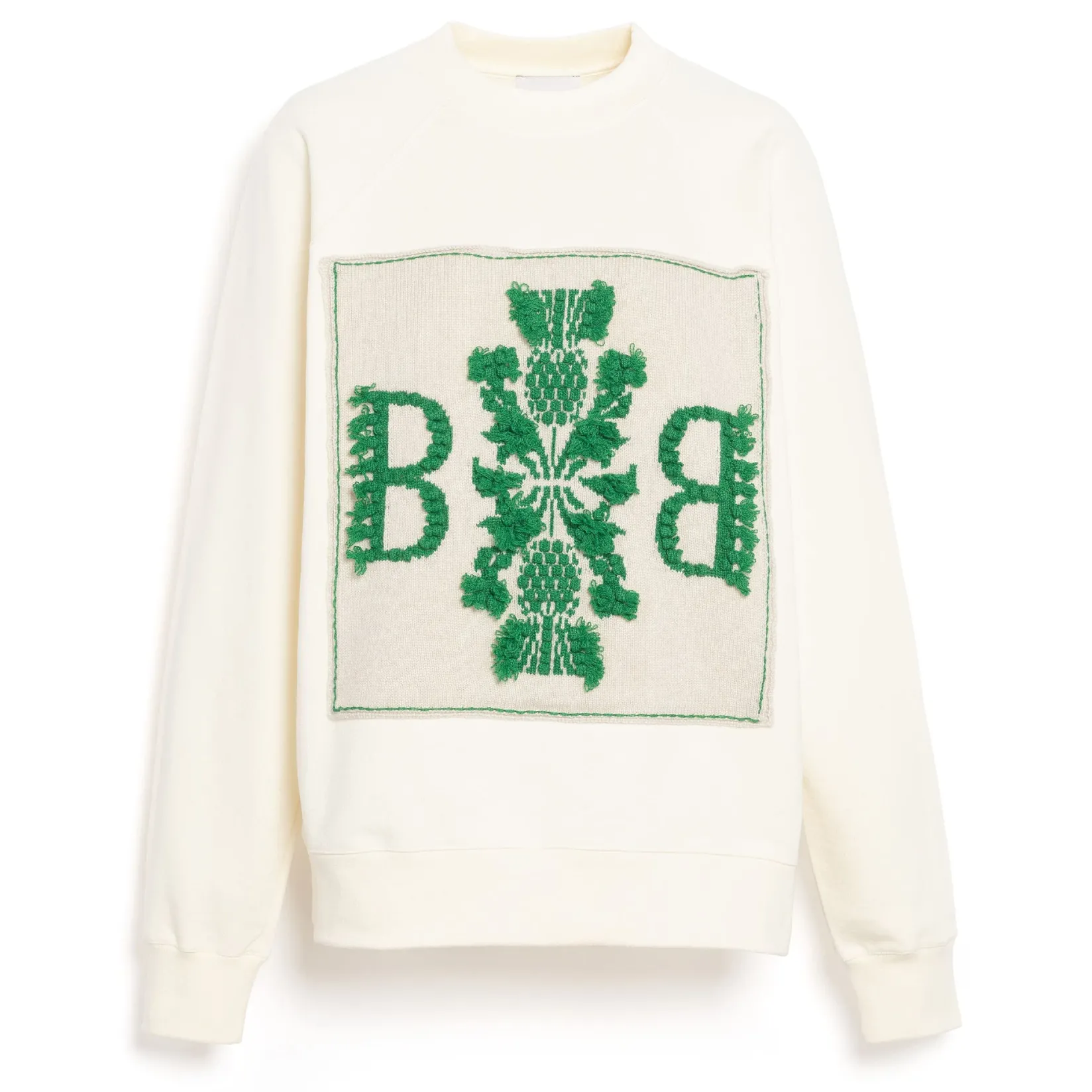 Women Barrie Sweatshirt with logo cashmere patch