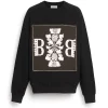 Women Barrie Sweatshirt with logo cashmere patch