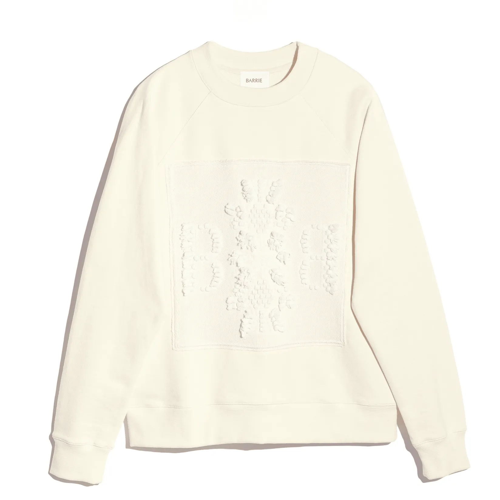Women Barrie Sweatshirt with logo cashmere patch