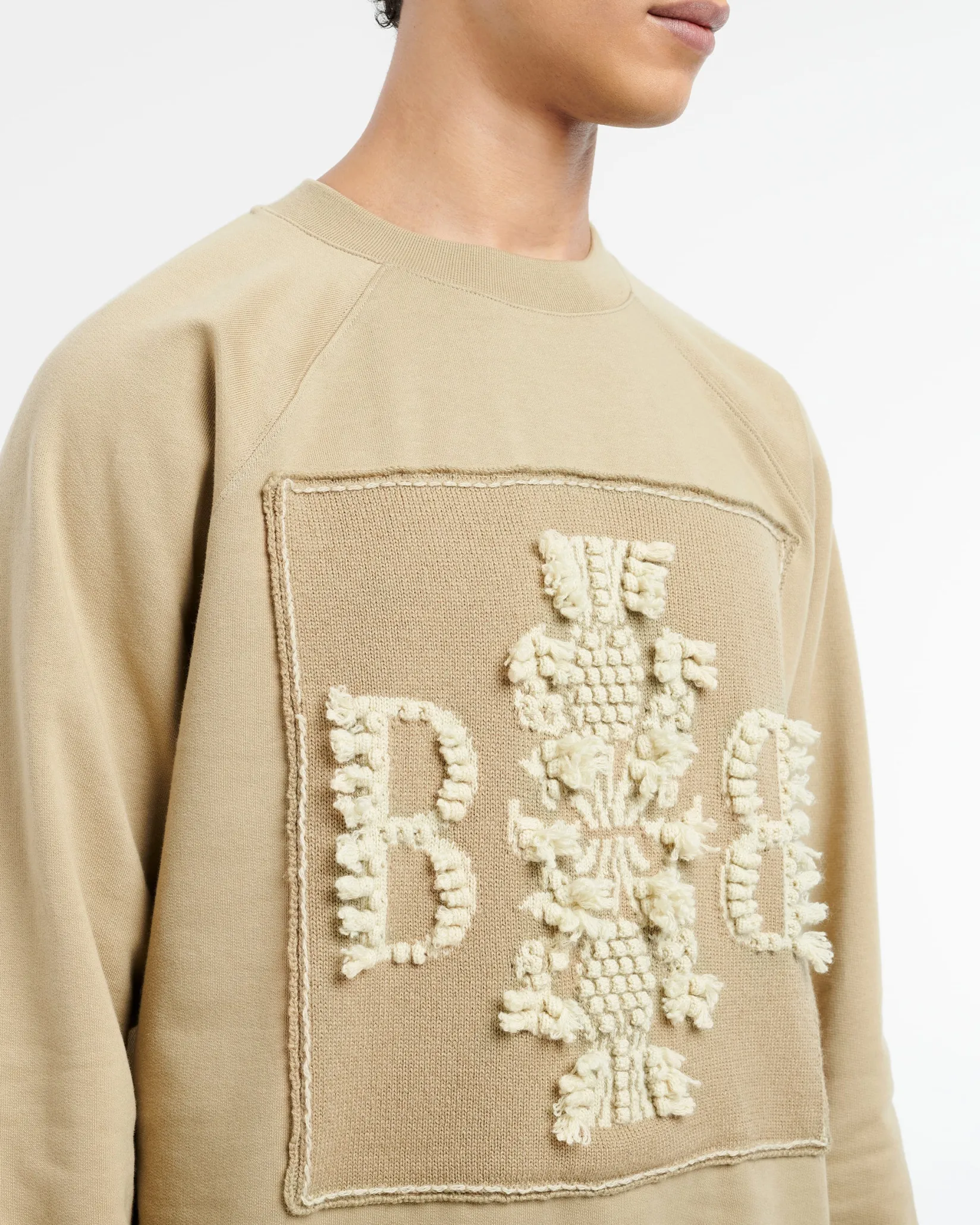 Barrie Sweatshirt with logo cashmere patch