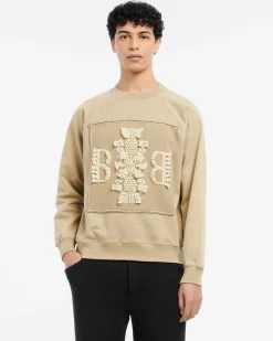 Barrie Sweatshirt with logo cashmere patch