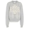 Women Barrie Tartan cashmere jumper with 3D logo