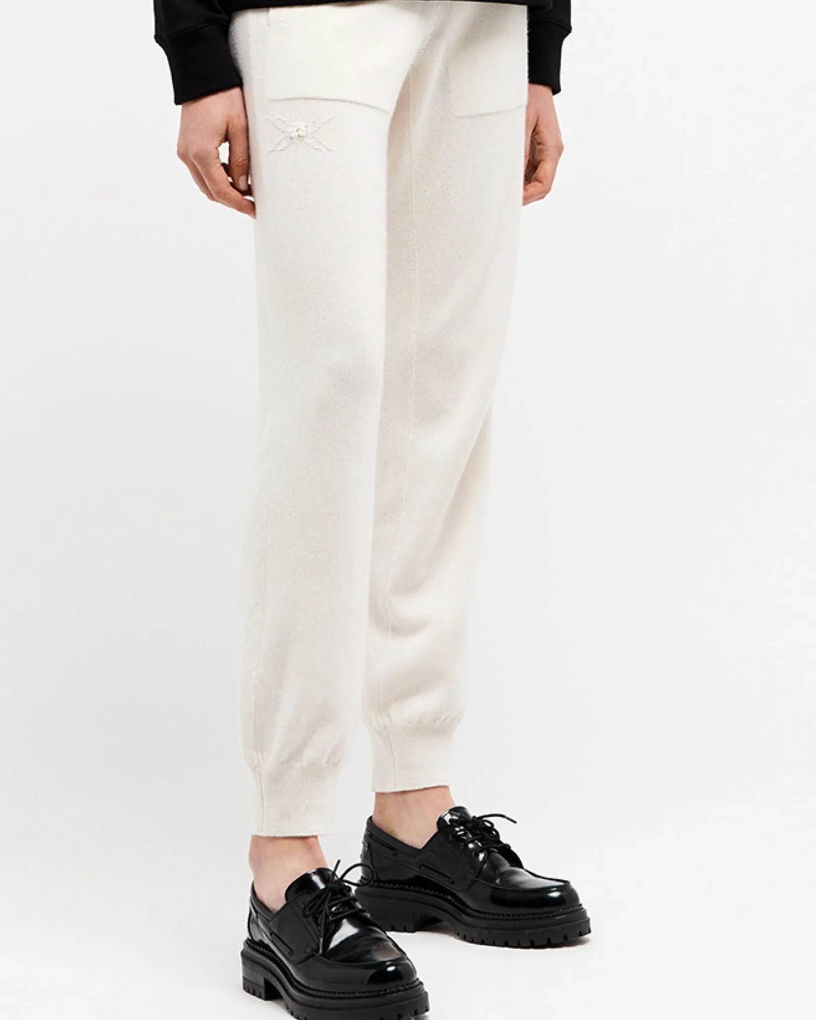 Women Barrie Timeless cashmere joggers