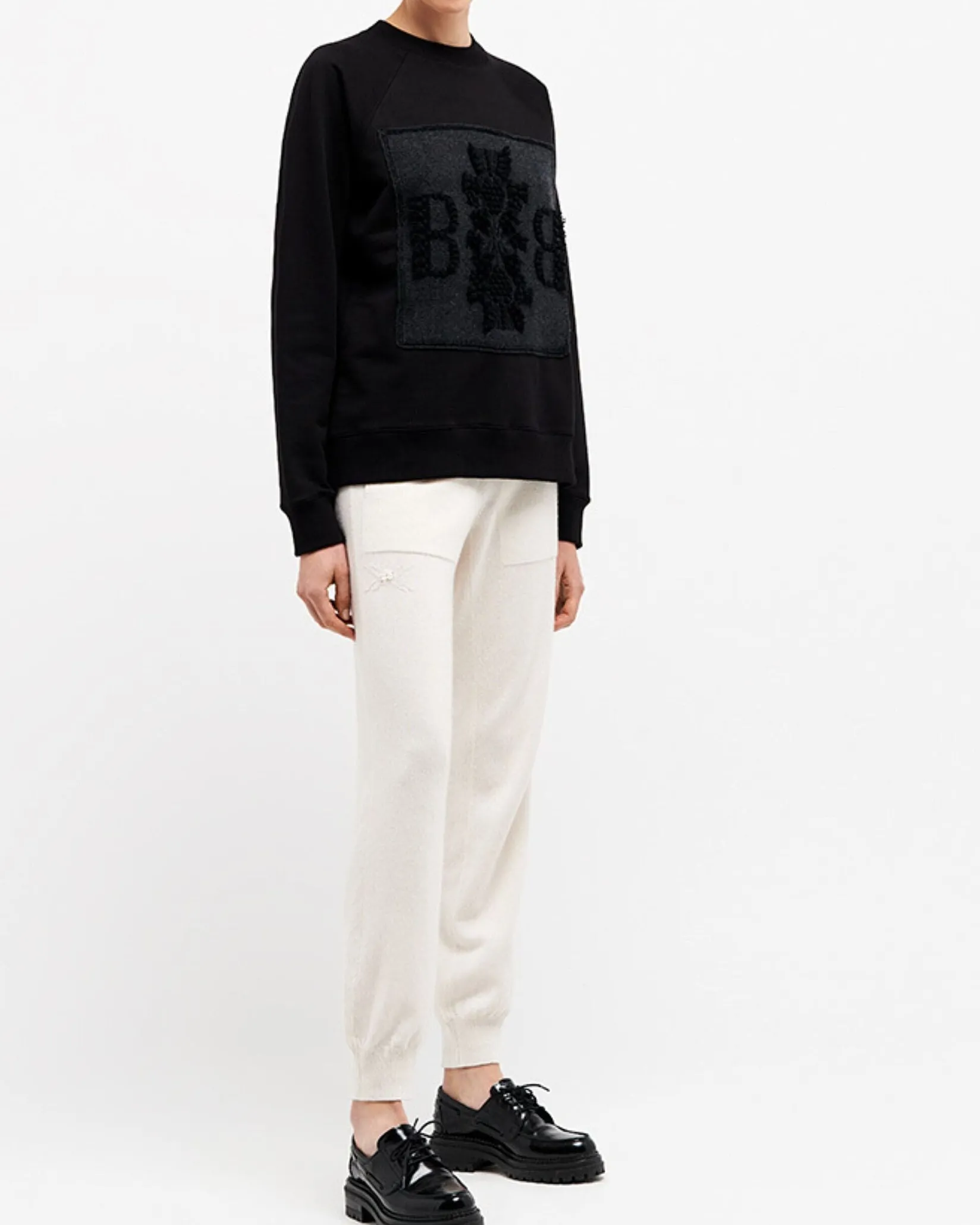 Women Barrie Timeless cashmere joggers
