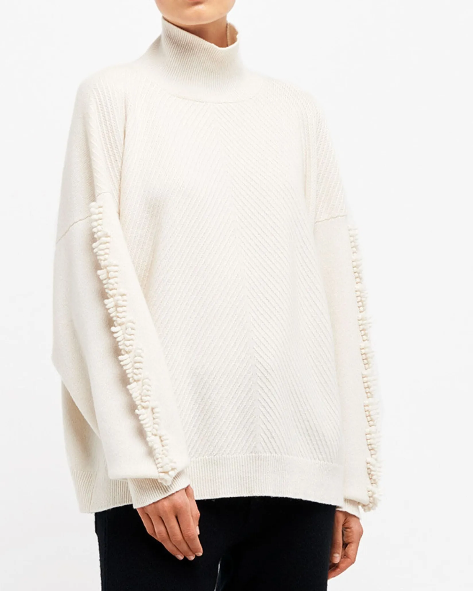 Women Barrie Timeless roll-neck cashmere jumper
