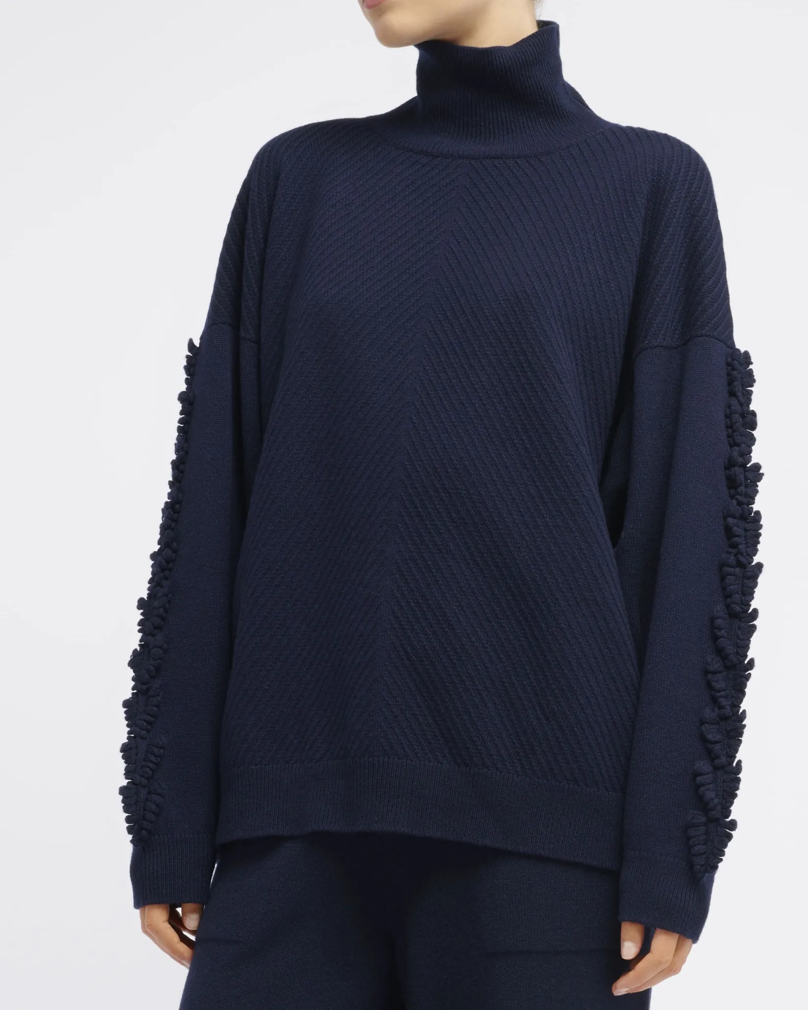 Women Barrie Timeless roll-neck cashmere jumper