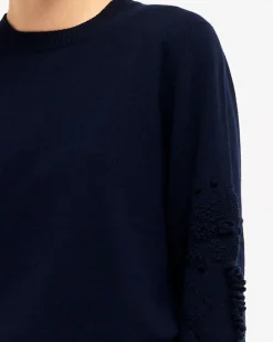 Women Barrie Timeless round-neck cashmere jumper