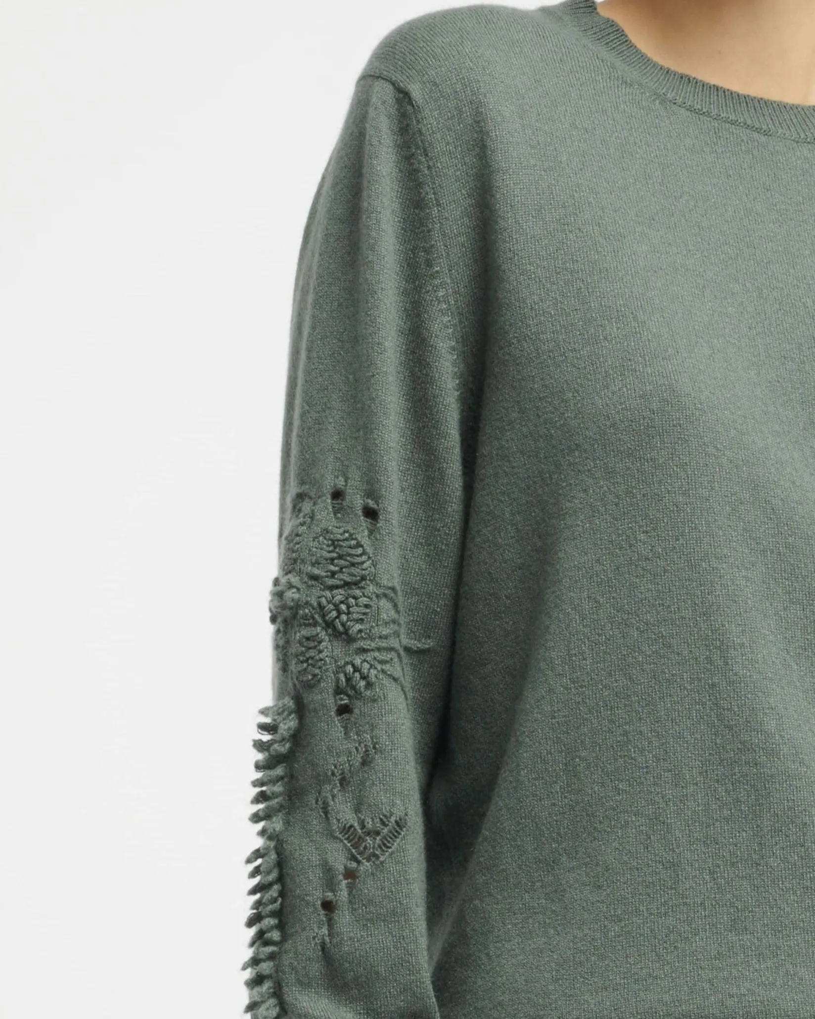Women Barrie Timeless round-neck cashmere jumper