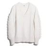 Women Barrie Timeless V-neck cashmere jumper