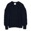 Women Barrie Timeless V-neck cashmere jumper