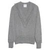 Women Barrie Timeless V-neck cashmere jumper