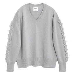 Women Barrie Timeless V-neck cashmere jumper