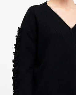 Women Barrie Timeless V-neck cashmere jumper