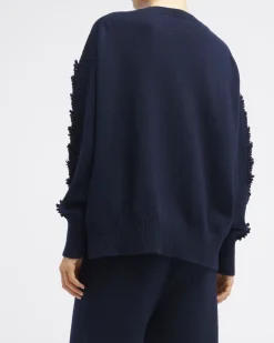 Women Barrie Timeless V-neck cashmere jumper