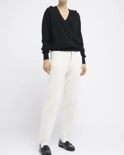 Women Barrie Timeless V-neck cashmere jumper